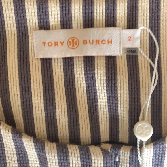 Tory Burch Rene Striped Jacket - Picture 4 of 11
